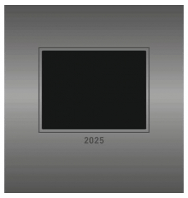 Bastelkalender 103883, Silber, Foto-Bastelkalender, 1 Monat / 1 Seite, 21x29,7cm (A4), 2025