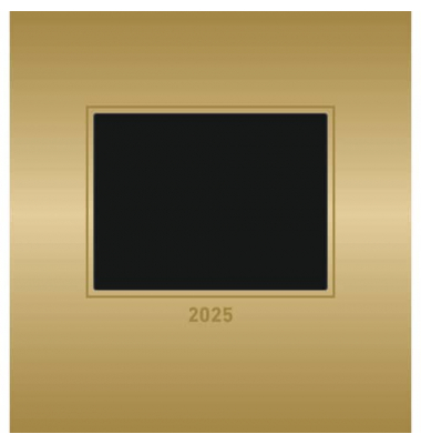 Bastelkalender 103885, Gold, Foto-Bastelkalender, 1 Monat / 1 Seite, 21x29,7cm (A4), 2025