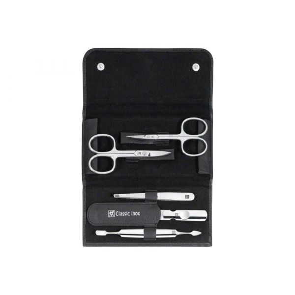 4009839294952 - Zwilling Beauty - Maniküre Pediküre - Set 5tlg Mit Nagelschere - -classic Manicure Set 5pcs Black