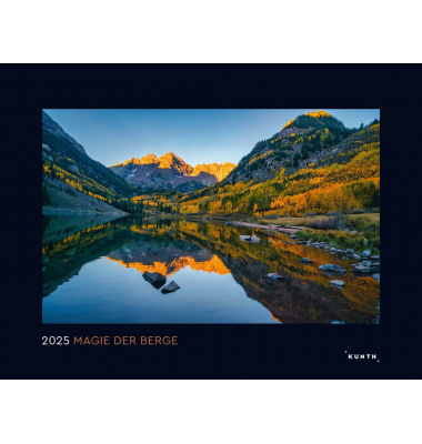 Bildkalender 978-3-96591-344-8, Magie der Berge, 1 Monat / 1 Seite, 60x45cm, 2025