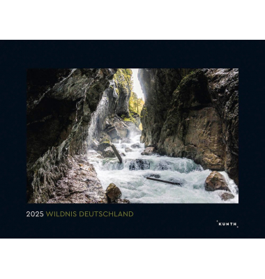 Bildkalender 978-3-96591-356-1, Wildnis Deutschland, 1 Monat / 1 Seite, 60x45cm, 2025