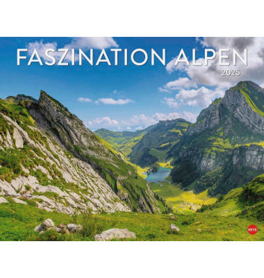 Bildkalender 21817, Faszination Alpen, 44x34cm, 2025