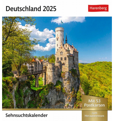 Bildkalender 2106000, Deutschland, 1 Woche / 1 Seite, 16x17,5cm, 2025