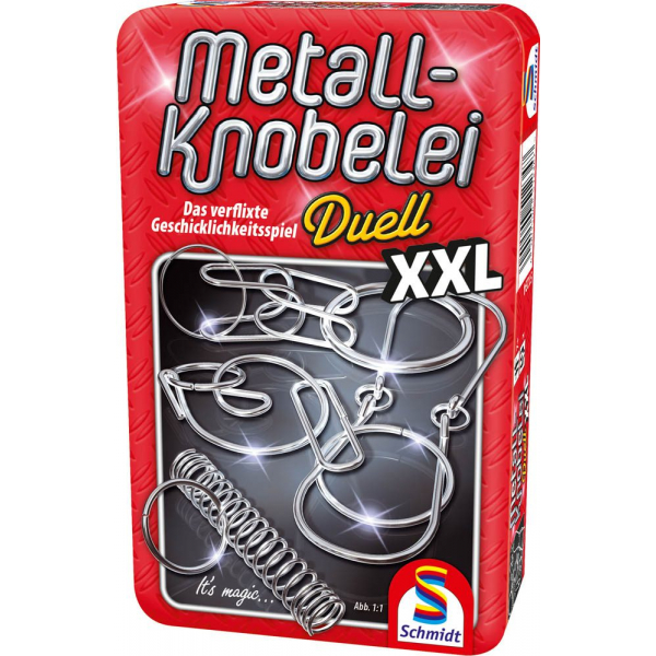 4001504512347 - MBS Metall Knobelei XXL in Metalldose Geschicklichkeitsspiel 4001504512347 Schmidt