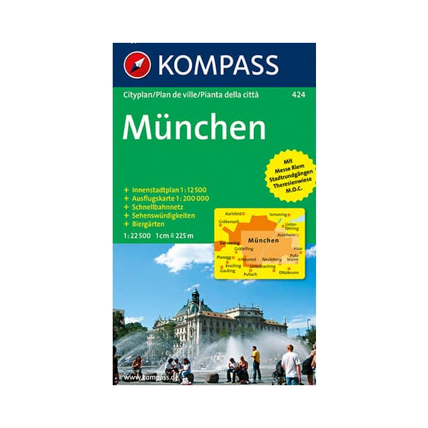 9783854912088 - - GEBRAUCHT München 1  22 500 Cityplan Mit Innenstadtplan 1  12 500 Ausflugskarte 1  200 000 S-Bahnnetz Sehenswürdigkeiten Biergärten Mit Messe Riem Stadtrundgängen Theresienwiese MOC - Preis vom 02062023 050629 h