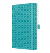 Buchkalender J5103, Jolie, aqua green, 1 Woche / 2 Seiten,  (A5), 2025