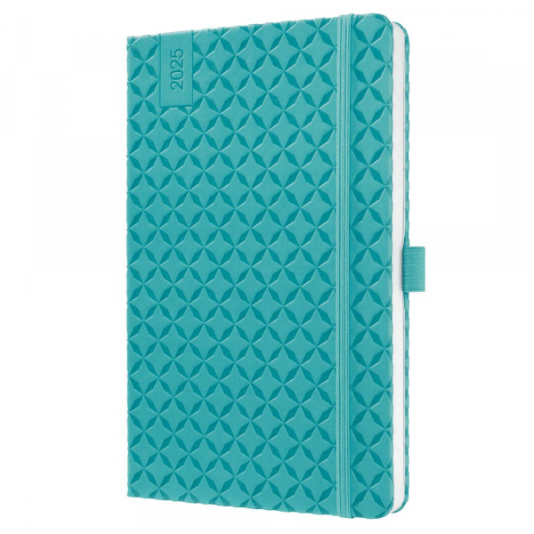 4004360784224 - Buchkalender J5103 Jolie aqua green  (A5) 2025 4004360784224 Sigel