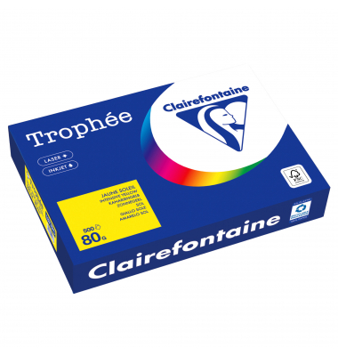 Kopierpapier Trophee 1877PC kanariengelb A4 80g 