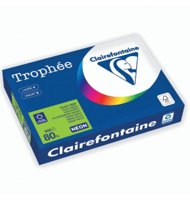 Kopierpapier Trophée Color 2975PC grün A4 80g 