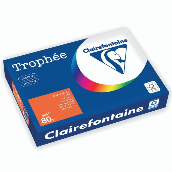 3329680002201 - Kopierpapier Trophée Color 1761PC A4 80g leuchtendes orange  3329680002201 500 Stück