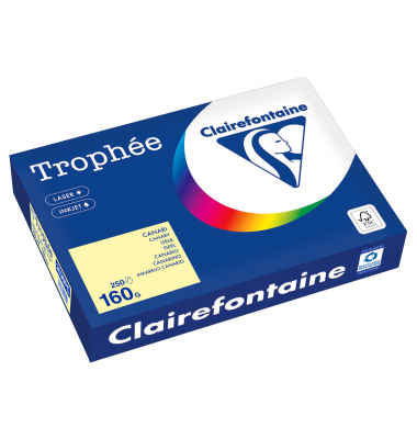 Kopierpapier Trophée Color 2636PC gelb A4 160g 