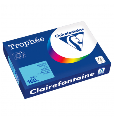 Kopierpapier Trophée Color 1105PC blau A4 160g 