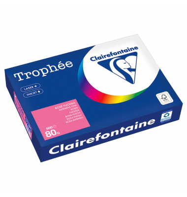 Kopierpapier Trophée Color 1771PC eosin A4 80g 