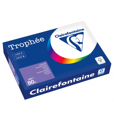 Kopierpapier Trophée Color 1786PC violett A4 80g 