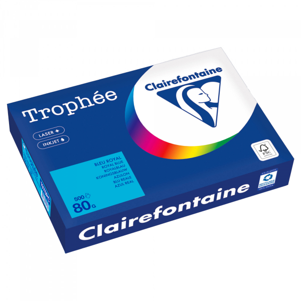 3329680001662 - Kopierpapier Trophée Color 1976PC royalblau A4 80g  3329680001662 500 Blatt