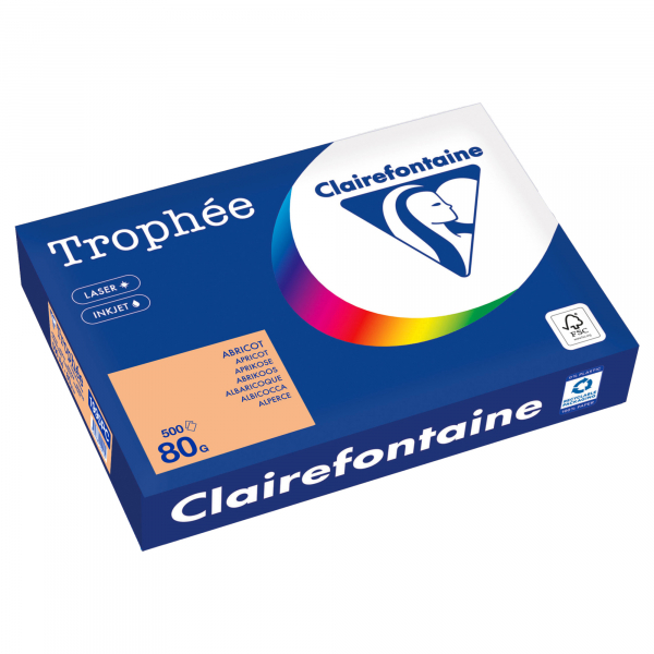 3329680002164 - Kopierpapier Trophée Color 1995PC aprikose A4 80g  3329680002164 500 Blatt