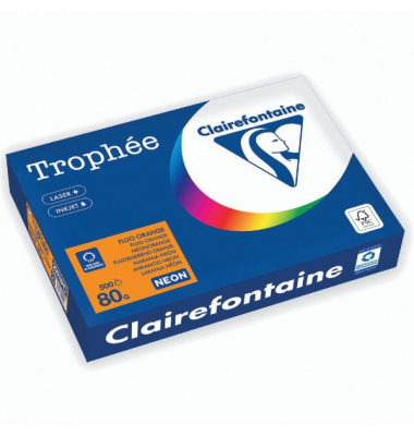 Kopierpapier Trophee 2978PC orange A4 80g 