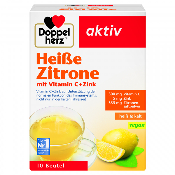 4009932009644 - Doppelherz Heiße Zitrone Vitamin C +Zink 10St 4009932009644 GmbH & Co KG 10 Stück