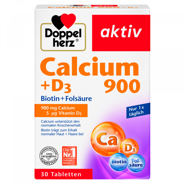 4009932137149 - Doppelherz Calcium 900 +D3 +Biotin 30St 4009932137149 30 Stück