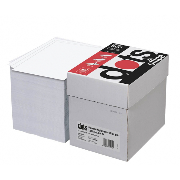 4250073812956 - AKTION Kopierpapier office 800 DIN A4 75 g qm 4x 2500 Blatt + GRATIS Gute-Laune Box 12tlg