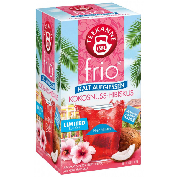 4009300019053 - frio Kokosnuss-Hibiskus Tee 18 Beutel à 25 g 4009300019053 18 Beutel