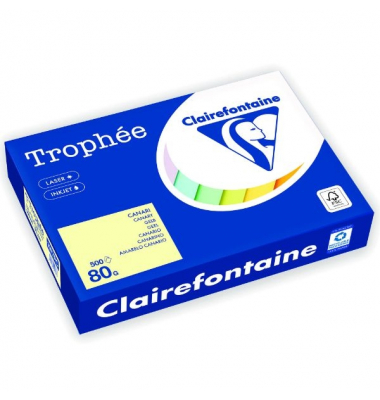 Kopierpapier Trophée Color 1977PC A4 80g kanariengelb 