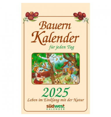 Abreißkalender 10126, Bauernkalender, 1 Tag / 1 Seite, 13,1x21,4cm, 2025