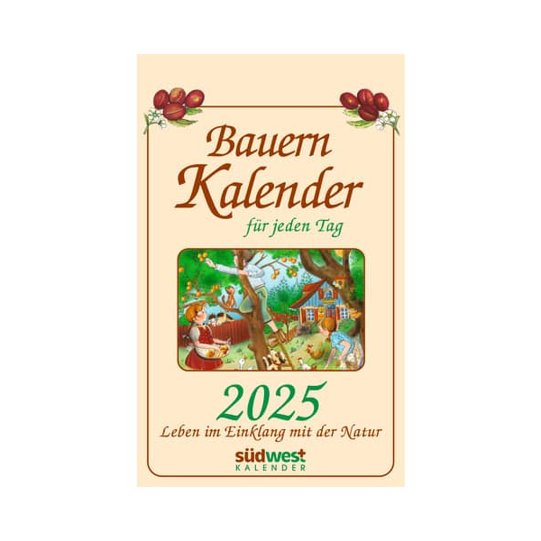 9783517102818 - Bauernkalender für jeden Tag 2025 - Leben im Einklang mit der Natur - Tagesabreißkalender zum Aufhängen mit stabiler Blechbindung 130 x 211 cm