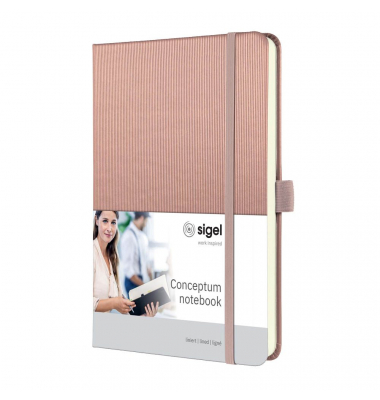 Notizbuch CONCEPTUM A5 liniert, rose metallic Hardcover 194 Seiten