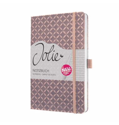 Notizbuch JOLIE A5 liniert, rose Hardcover 174 Seiten