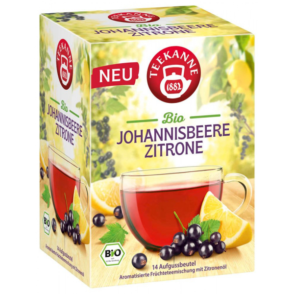 4009300019718 - Genussgarten Johannisbeere Zitrone Bio-Tee 14 Portionen 4009300019718 32 Gramm