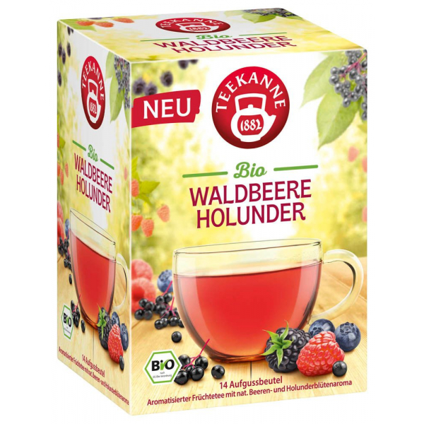 4009300019756 - Genussgarten Waldbeere Holunder Bio-Tee 14 Portionen 4009300019756 32 Gramm