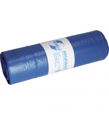 Müllsäcke 10002 Premium Plus, blau, 120 Liter, extrastark