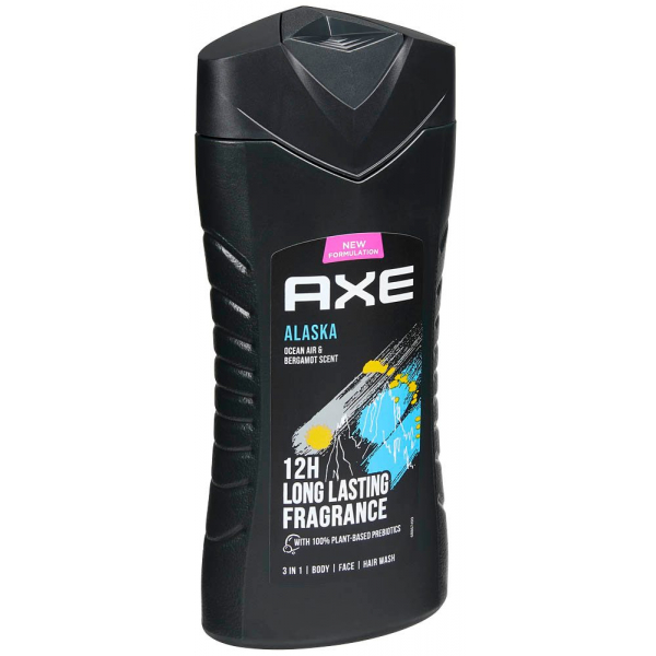 8710447276594 - AXE Duschgel für Männer Erfrischende und feuchtigkeitsspendende Pflegedusche in aufregenden Düften 250 ml - Flasche Alaska