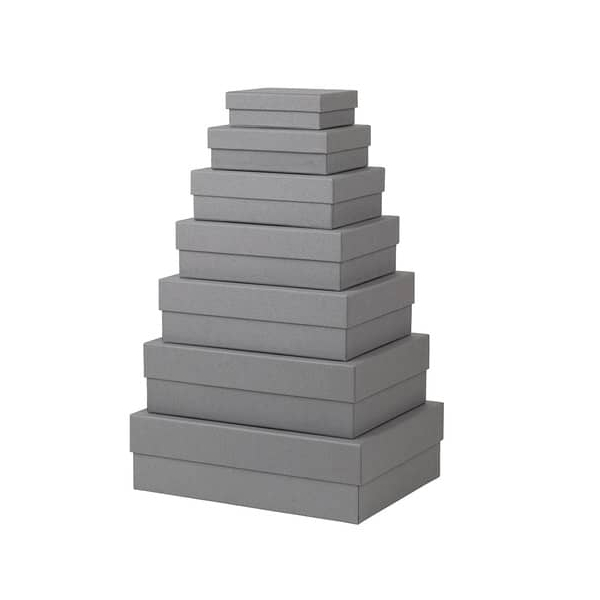 4014970431074 - Geschenkkarton Dark Grey 4014970431074 Rössler