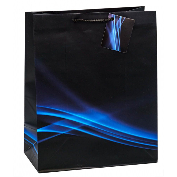 4022792953131 - Geschenktasche 85313-SG Business Wave allgemein Kunststoffkordel mit Karte Wave 26cm x 32cm 4022792953131 12 Stück