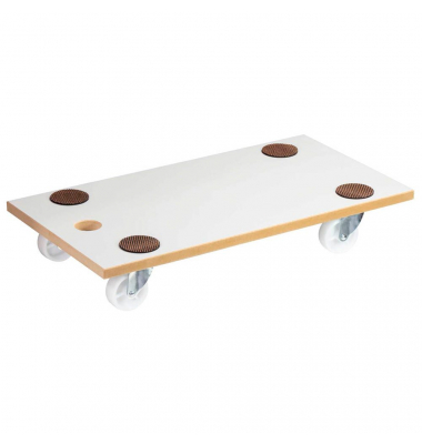 WAGNER design yourself Transportroller MM 1319 weiß 30,0 x 57,5 x 11,0 cm bis 200,0 kg