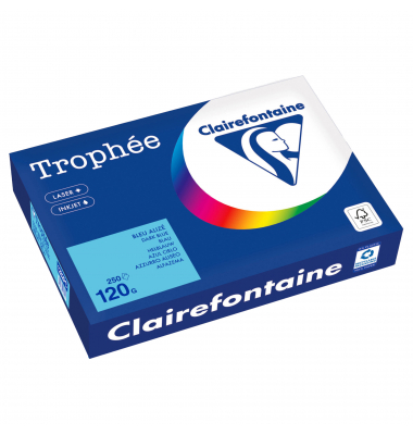 Kopierpapier Trophée Color 1282PC A4 120g blau 