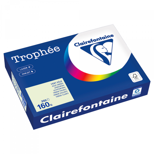 3329680001945 - Kopierpapier Trophée Color 1051PC A4 160g lindgrün  3329680001945 250 Blatt