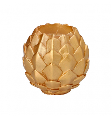 Kugelkerze Kugelkerze Pine Cone gold