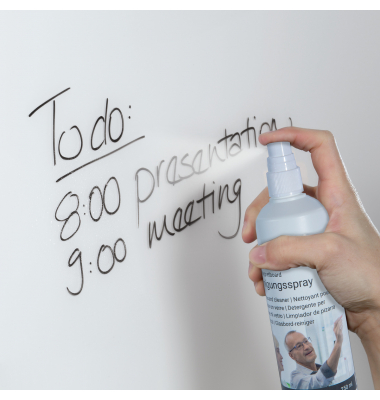 Reinigungsspray für Whiteboards, Reinigungsflüssigkeit in Pumpspray-Flasche, 250 ml