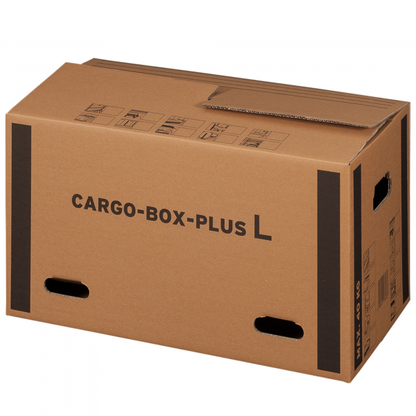 4250414136437 - Umzugskarton CargoBox Plus 322405510 braun innen 64x36x34cm (BxHxT) Wellkarton 2-wellig 4250414136437 smartboxpro