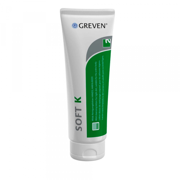 4260029177060 - Peter Greven GREVEN® SOFT K Reinigungslotion parfümiert Bei leichten und mittleren Verschmutzungen 250 ml - Tube