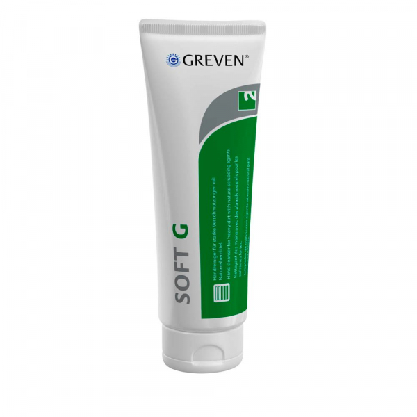 4260029179460 - Peter Greven GREVEN® SOFT G Pastöser Handreiniger Mit schonenden Bio-Reibekörpern aus Olivenkernen 250 ml - Tube