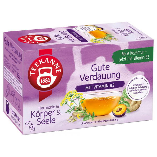 4009300020981 - Gute Verdauung mit Vitamin B2 Tee 18 Portionen 4009300020981 36 Gramm