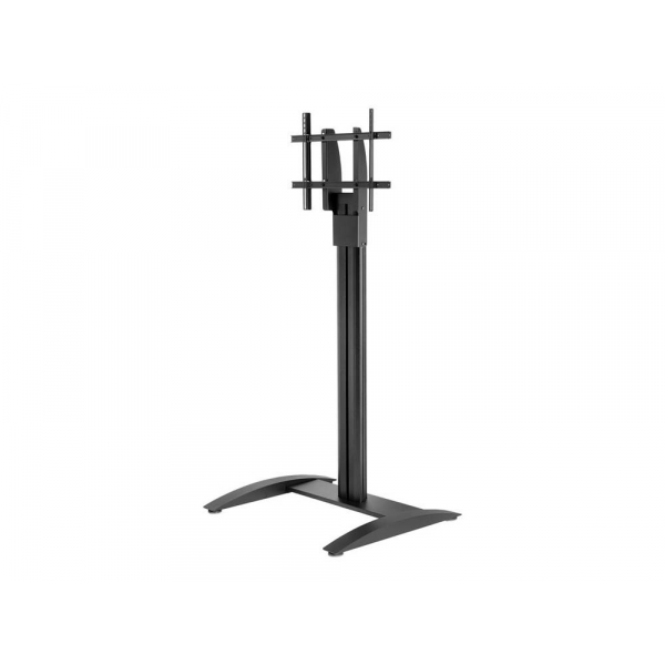 0735029279853 - Flat Panel Stand SS560F - Aufstellung (Bodenplatte Spalte VESA-Adapter) - für Flachbildschirm - Aluminium kaltgewalzter Stahl Epoxidharz - Schwarz - Bildschirmgröße 813-1905 cm (32-75)