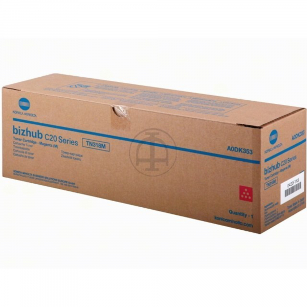 0039281049941 - Toner A0DK353 TN318M für bizhub C20 C20P 8000S magenta 0039281049941 Konica Minolta