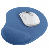 Mousepad mit Handgelenkauflage blau