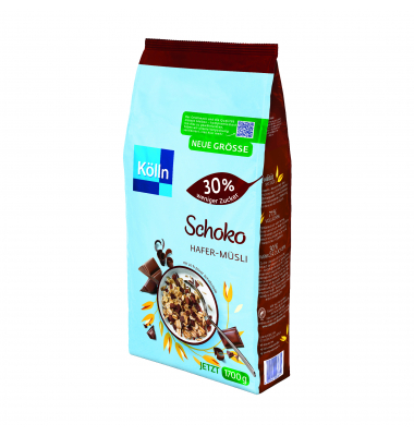 Müsli Schoko 30% weniger Zucker 10387001 1,7kg 4St