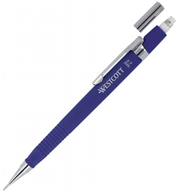 Druckbleistift, E-733922 00, blau, 0,7mm, HB